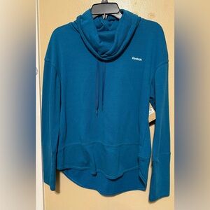 Reebok Teal Cowl Neck Sweater